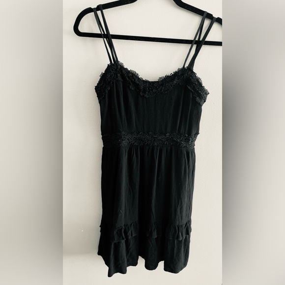 Maurices Tops - Maurices Black Lace-Trim Double-Strap Dress.  Size S